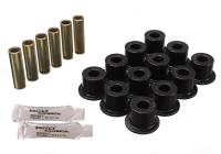 Energy Suspension - Energy Suspension 72-81 Scout II Black Front & Rear Leaf Spring Bushing Set - Image 1