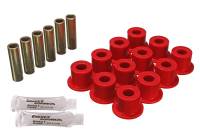 Energy Suspension - Energy Suspension 72-81 Scout II Red Front & Rear Leaf Spring Bushing Set - Image 1