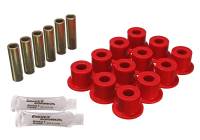 Energy Suspension - Energy Suspension 72-81 Scout II Red Front & Rear Leaf Spring Bushing Set - Image 2