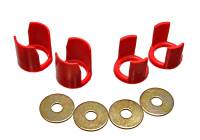 Energy Suspension - Energy Suspension 89-94 Nissan 240SX (S13) Red Rear Subframe Insert Set - a supplement to the subfra - Image 3