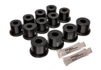 Energy Suspension - Energy Suspension 80-86 Nissan 720 & Hardbody Pickup 2WD Black Rear Leaf Spring Bushing Set - Image 1