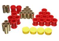 Energy Suspension - Energy Suspension 95-98 Nissan 240SX (S14) Red Rear Control Arm Bushing Set (Must reuse existing out - Image 1