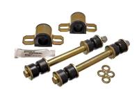 Energy Suspension - Energy Suspension 86-97 Nissan 720 & Hardbody PickUp 2WD Black 23mm Front Sway Bar Frame Bushings - Image 2