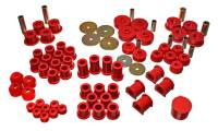 Energy Suspension - Energy Suspension 79-85 Toyota 4WD Pickup (Except T-100 & Tundra)  Red Hyper-Flex Master Bushing Set - Image 1