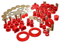 Energy Suspension - Energy Suspension 01-04 Toyota Tacoma Red Hyper-Flex Master Bushing Set - Image 3