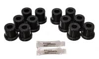 Energy Suspension - Energy Suspension 81-89 Toyota FJ40/FJ60 Landcruiser 2/4WD Blk Front Leaf Spring Bushing Set - Image 2