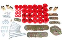 Energy Suspension - Energy Suspension 91-97 Toyota Land Cruiser FJ80 Body Mount Set w/ Hardware - Red - Image 2