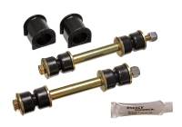 Energy Suspension - Energy Suspension 89 Toyota 4Runner 2/4WD Black 24mm Complete Front Sway Bar Bushing Set - Image 1