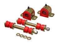 Energy Suspension - Energy Suspension 95-00 Toyota Pickup 2WD (Exc T-100/Tundra) Red 25mm Front Sway Bar Bushing Set - Image 1