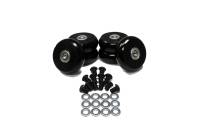 Energy Suspension - Energy Suspension 2.375in Black Hyper-Glide PolyCreeper Wheels (Set of 6) - Image 2