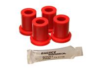 Energy Suspension - Energy Suspension .563 ID x 1.320 OD (Bushing Dims) Red Universal Link - Flange Type Bushiings - Image 1