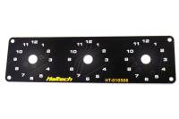 Haltech Triple Switch Panel w/Yellow & Red Knobs - HT-010508