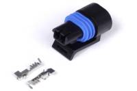 Haltech Delphi 2 Pin GM Style Coolant Temp Connector Black Plug & Pins - HT-030411