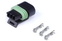 Haltech Delphi 3 Pin Single Row Flat Coil Connector Plug & Pins - HT-030414