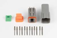 Haltech Matching Set of Deutsch DT-6 Connectors 13 Amp Plug & Pins - HT-031115