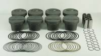 Mahle - Mahle MS Piston Set SBC 310ci 3.766in Bore 3.480in Stroke 5.7in Rod 0.927 Pin -3cc 9.5 CR Set of 8 - Image 3