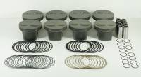 Mahle - Mahle MS Piston Set SBC 358ci 4.030in Bore 3.500stk 5.700in Rod .0927in Pin -2cc 10.8 CR Set of 8 - Image 2