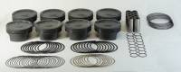 Mahle - Mahle MS Piston Set GM LS 408ci 4.030in Bore 4in Stk 6.125in Rod .927 Pin -20cc 9.3 CR Set of 8 - Image 2