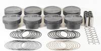 Mahle - Mahle MS Piston Set SBF 333ci 4.040in Bore 3.25in Stroke 5.4in Rod .927 Pin -16cc 8.9 CR Set of 8 - Image 3