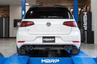 MBRP - MBRP 15-19 VW Golf R MK7/MK7.5 3in T304 Cat Back Exhaust w/ Carbon Fiber Tips - Image 4