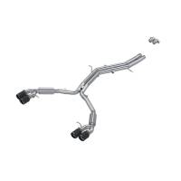 MBRP - MBRP 18-21 Audi S5 Coupe/S4 Sedan T304 SS 2.5in Cat-Back Quad Rear Exit Exhaust - Carbon Fiber Tips - Image 1