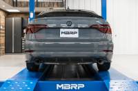 MBRP - MBRP 19-21 VW Jetta GLI T304 SS 3in Cat-Back Dual Split Rear Exit Exhaust - Carbon Fiber Tips - Image 2