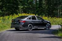 MBRP - MBRP 2022 VW Jetta GLI 2.0 TSI 3in Cat Back T304 SS 2.5in Dual Split Rear w/ Carbon Fiber Tips - Image 3