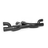 MBRP - MBRP 14-19 Porsche GT3/GT3RS 3in Center Muffler Bypass 4in Tips - Black Coated - Image 3