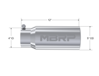 MBRP - MBRP Universal Tip 5 O.D. Rolled Straight 4 inlet 12 length - Image 3