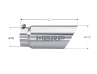 MBRP - MBRP Universal Tip 5 O.D. Dual Wall Angled 4 inlet 12 length - Image 3