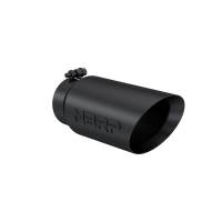 MBRP - MBRP Universal Tip 5 O.D. Dual Wall Angled 4 inlet 12 length - Black Finish - Image 2