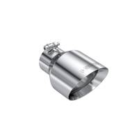 MBRP - MBRP Universal T304 Stainless Steel Tip  3on ID / 5in OD Out / 8in Length Angle Cut Dual Wall - Image 2