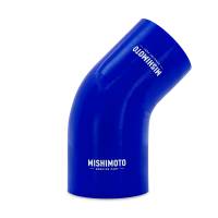 Mishimoto Silicone Reducer Coupler 45 Degree 3in to 3.75in - Blue