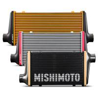 Mishimoto Universal Carbon Fiber Intercooler - Gloss Tanks - 450mm Silver Core - S-Flow - P V-Band