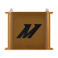 Mishimoto Universal 34 Row Oil Cooler - Gold