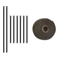 Mishimoto - Mishimoto 2 inch x 35 feet Heat Wrap with Stainless Locking Tie Set - Image 1