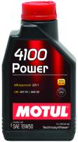 Motul 1L Engine Oil 4100 POWER 15W50 - VW 505 00 501 01 - MB 229.1