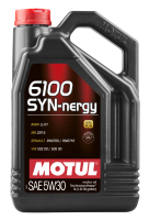 Motul 5L Technosynthese Engine Oil 6100 SYN-NERGY 5W30 - VW 502 00 505 00 - MB 229.5 - 107972