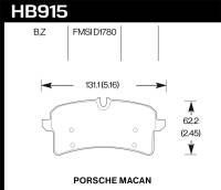 Hawk Performance - Hawk 16-18 Porsche Macan HPS 5.0 Street Rear Brake Pads - Image 1