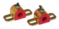 Prothane Universal Greasable Sway Bar Bushings - 18MM - Type A Bracket - Red