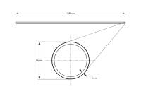 Seibon - Seibon Carbon Fiber Tube 47in x .63in - Image 3