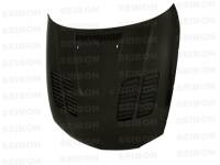 Seibon - Seibon 08-11 BMW 1 Series (E81/E82) 2DR/HB GTR-Style Carbon Fiber Hood - Image 2