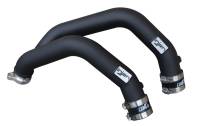 Injen - Injen 15-16 BMW M3(F80)/M4 (F82/83) 3.0L L6 Twin Turbo 2PC Aluminum Int. Charge Pipe - Wrinkle Black - Image 2