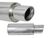 Injen - Injen 3.00 Universal Muffler w/Stainless Steel resonated rolled tip (Injen embossed logo) - Image 3