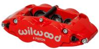 Wilwood Caliper-Narrow Superlite 6R-LH - Red 1.62/1.12/1.12in Pistons 1.10in Disc