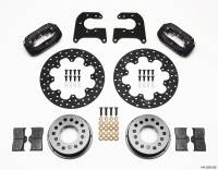 Wilwood Forged Dynalite Rear Drag Kit Drilled Rotor Mopar-Dana 2.36in Offset