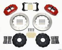 Wilwood Narrow Superlite 6R Front Hat Kit 13.06in Red Backdraft Cobra (BMW E36 Based) - 140-10968-R