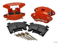 Wilwood D154 Front Caliper Kit - Red 1.62 / 1.62in Piston 0.81in Rotor