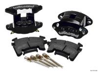 Wilwood D154 Rear Caliper Kit - Black 1.12 / 1.12in Piston 1.04in Rotor