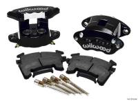 Wilwood D154 Rear Caliper Kit - Black 1.12 / 1.12in Piston 0.81in Rotor